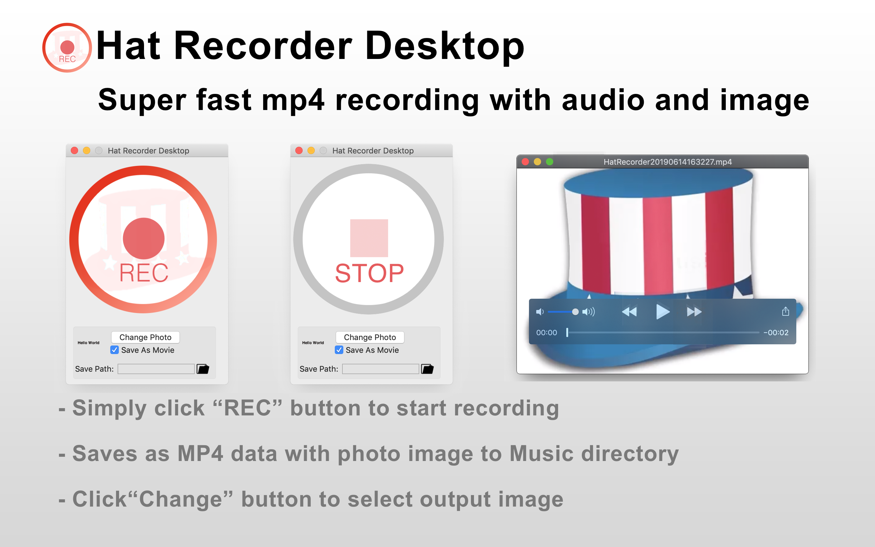 Hat Recorder Desktop